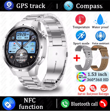 Inspire Essentials Watch 5 MAX AMOLED GPS Smart Watch With Bluetooth Calling And NFC n