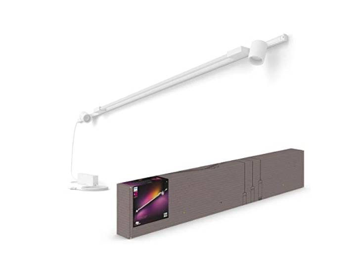 Philips Hue White & Color Amb. Perifo Set, 2-er Spot & Gradient Tube, dimmbar, 16 Mio. Farben, steuerbar via App, kompatibel mit Amazon Alexa, Apple HomeKit & Google Assistant, weiß