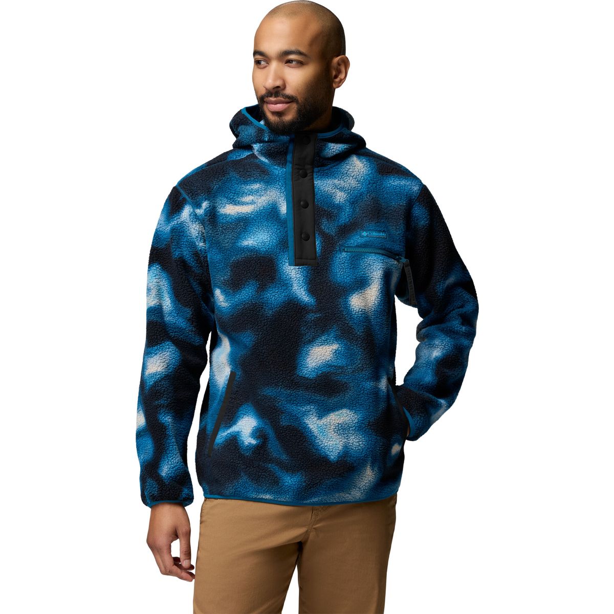 Columbia Men's Helvetia II Hoodie phoenix blue dyeflow (442) XXL 209088-2090881-442-XXL