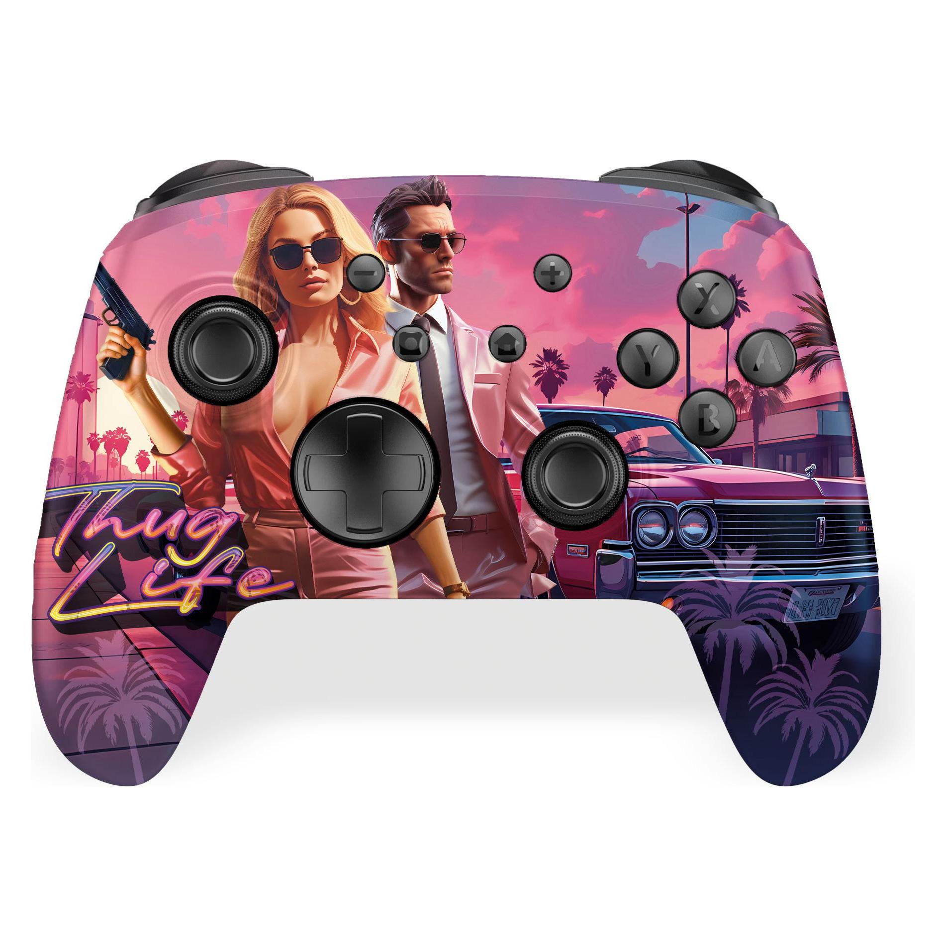 Freaks and Geeks Trade Invaders - Wireless Controller RGB- PC / Switch 2 (Thug Life) (PC, Switch) (1307201)