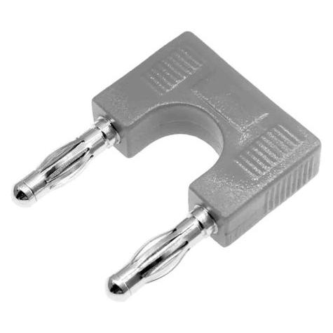 RS PRO 4 mm Bananenstecker Grau, Kontakt vernickel (2080239)