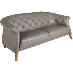 AC ANGEL CERDA Angel Cerdá  Chester Sofa 2 Sitzer grau Leder 6187C