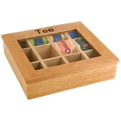 APS Teebox 31x28 cm hellbraun
