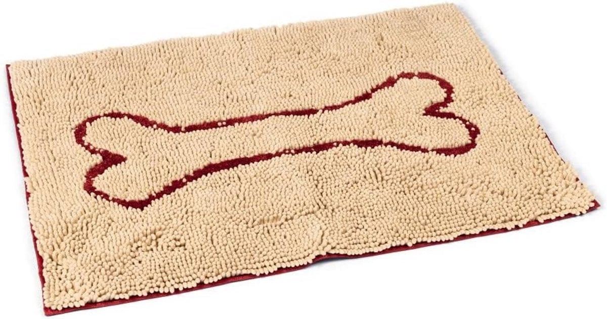 Extra Grote Absorberende Deurmat voor Hondenpoten Beige
