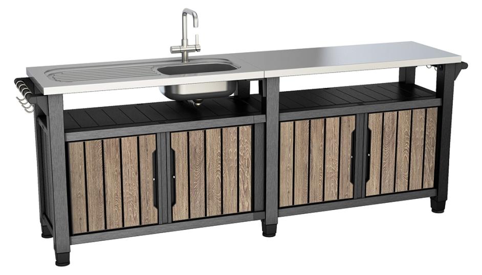 Gartenküche KETER Unity Chef 415 L - Ashwood / Esche
