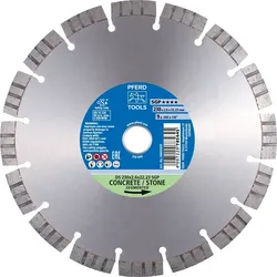 PFERD TOOLS Diamant-Trennscheibe DS 230x2,4x22,23 mm SGP für schnelles Trennen von Stein und Beton - 68000039
