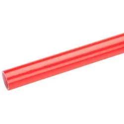 PE-Xa Rohr in Rot mit erhöhter Stabilisierung gegenüber Wärmealterung (Ausführung: 90 x 8.2 mm)