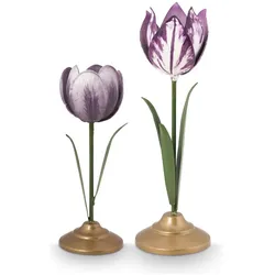 PIP Studio, Windlicht, Metal Lilac Kerzenständer Set2 (2x)
