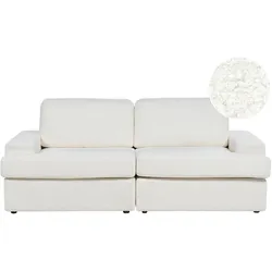 3-SITZER-SOFA Bouclé cremeweiß Alla