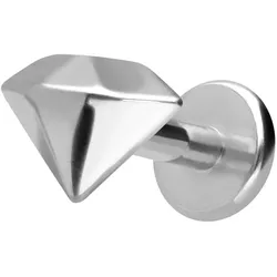 Titan Labret mit Innengewinde DIAMANT