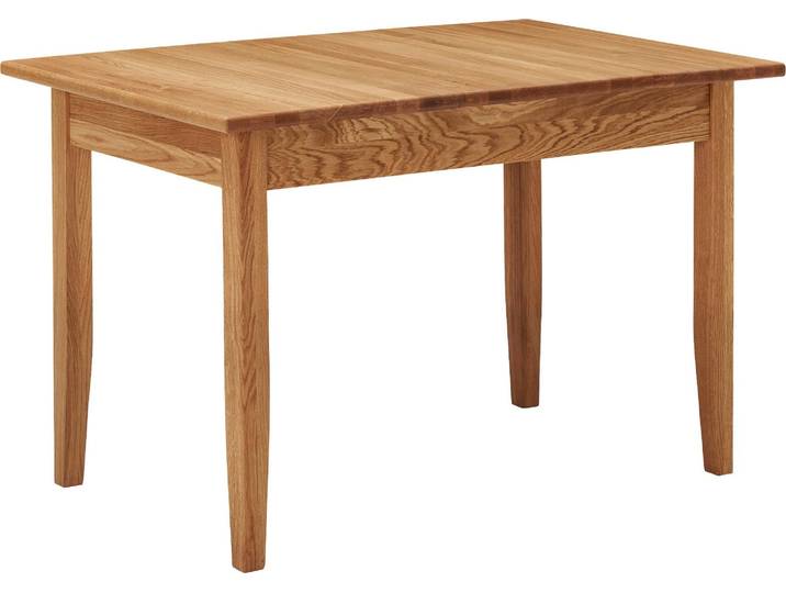 Esstisch MASSIVLINE & MORE Königsee , braun (wildeiche, wildeiche, wildeiche), B:120cm H:76cm T:75cm, Tische, Esstisch, zeitloses Design