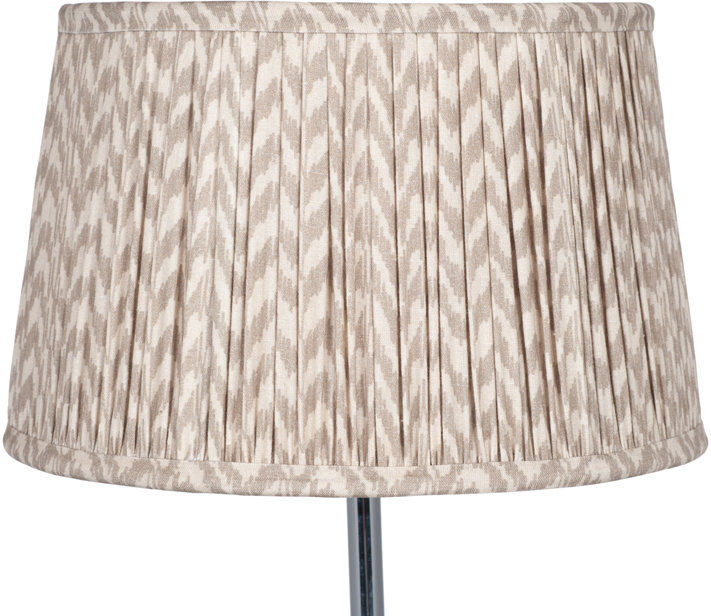 Bloomsbury Market Mio Empire Cotton Lamp Shade ( Uno ) Taupe 22cm H x 35cm W x 35cm