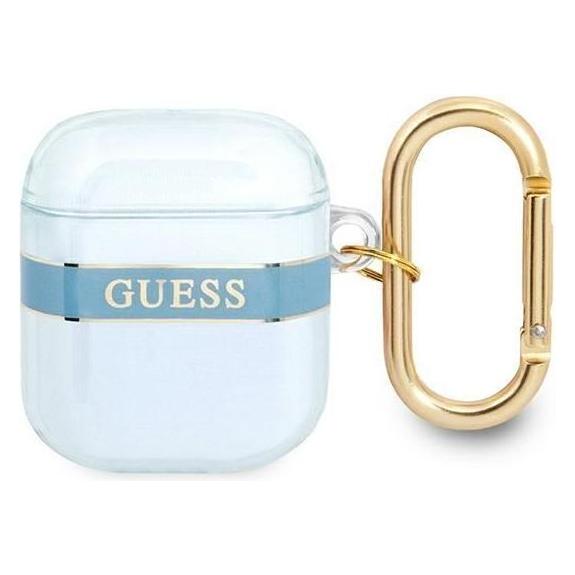 Guess GUA2HHTSB AirPods cover blue (Kopfhörer Hülle) (GUE002020-0)
