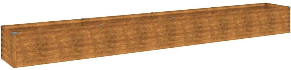 vidaXL Jardinière surélevée 386 x 50 x 36 cm Acier Corten