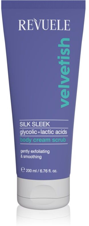 Revuele Velvetish Sleek Body Body Cream Scrub gommage doux corps effet lissant 200 ml