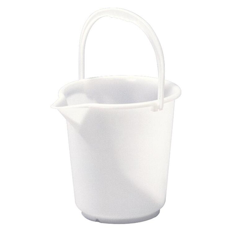 Hünersdorff Eimer 10,5 l HD-Polyethylen natur Kunststoffbügel Ø 286 mm Höhe 283 mm (1 Stk.) (941100)