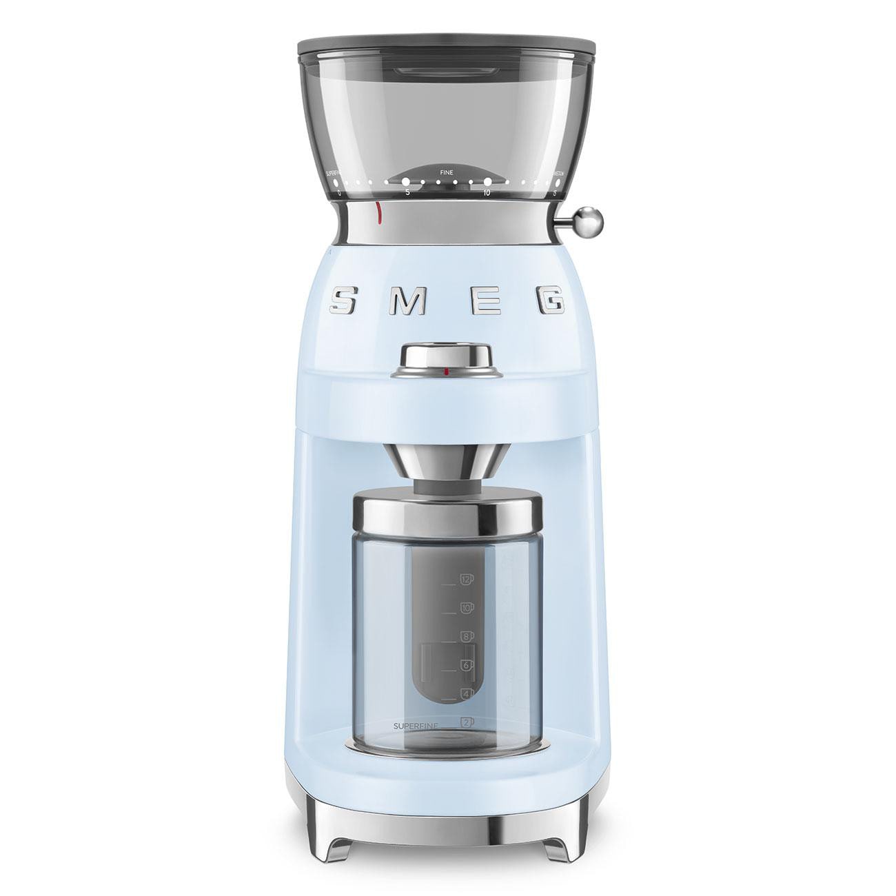 Smeg Kaffeemühle 50's Style Pastellblau CGF03PBEU