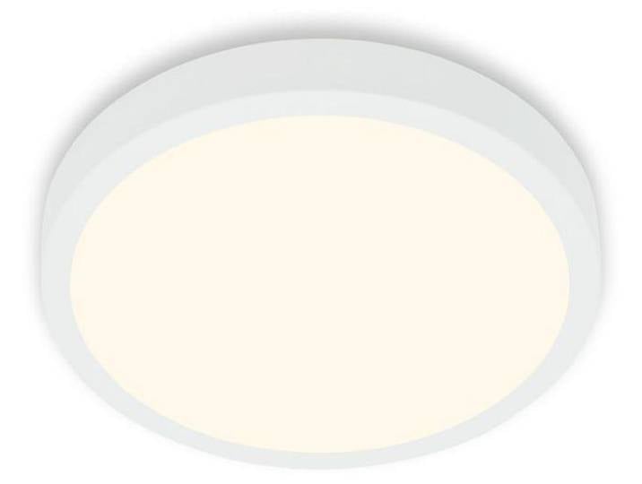 BRILONER - Plafonnier LED\, Plafonnier\, Lumière blanche chaude\, Lampe à monter\, Luminaire à monter\, Blanc\, Ø280x40 mm