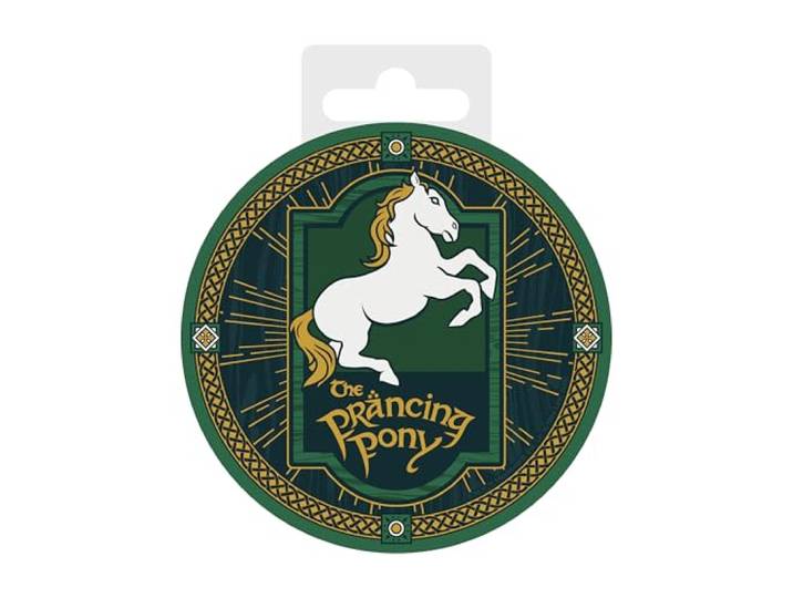ABYSTYLE – Dessous de Verre en céramique Lord of The Rings Prancing Pony – Produit Officiel