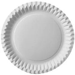 Papstar 50 Teller, Pappe rund Ø 23 cm weiss