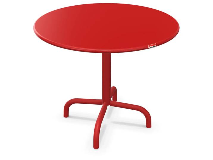 Metall-Beistelltisch Rigi von Schaffner / Farbe: Rot / Grösse: x cm