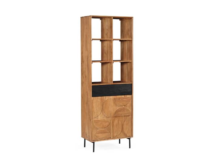 CATANDO Regal, Material Massivholz, Akazie honigfarben / Abs.