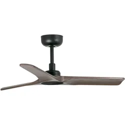 DC Deckenventilator Heywood S Schwarz mit Fernbedienung