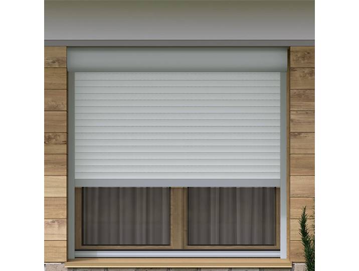 Vorbaurollladen nach Maß 90x130cm ALU 39 mm, silber