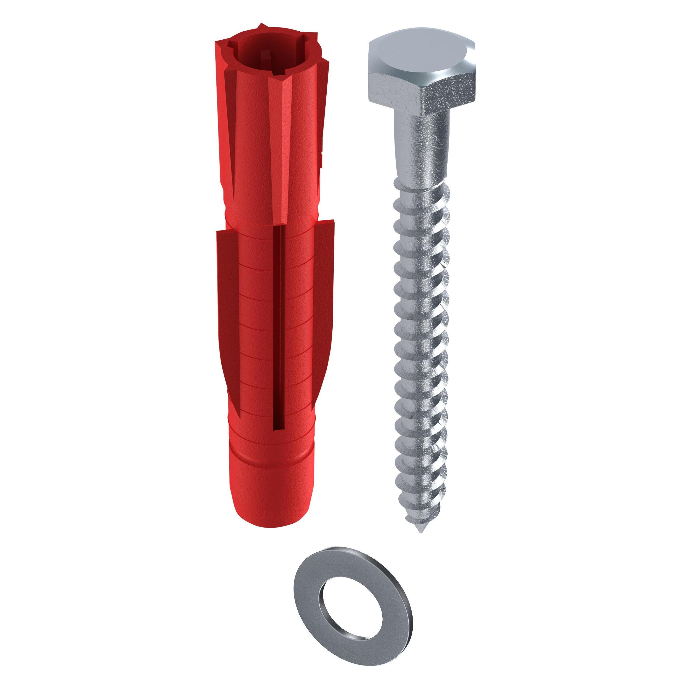 Tox Allzweckdübel Tri 10x61 mm mit Schraube (2 Stk.) (2 Stk.) (010601161)