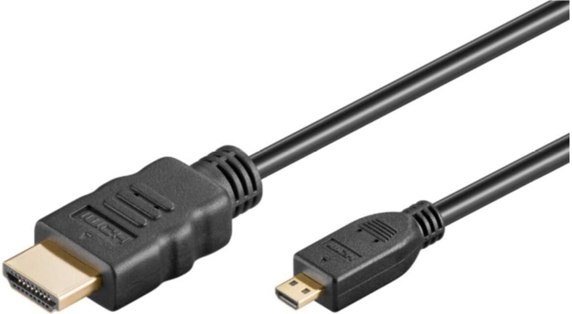 Goobay HDMI Kabel HighSpeed 1,5m Ethernet schwarz (53784)