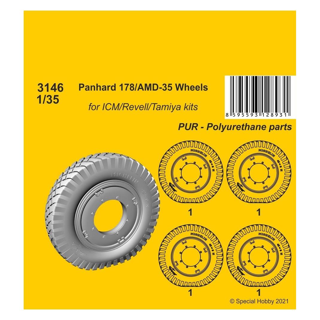 CMK Panhard 178/AMD-35 Wheels (129-3146)