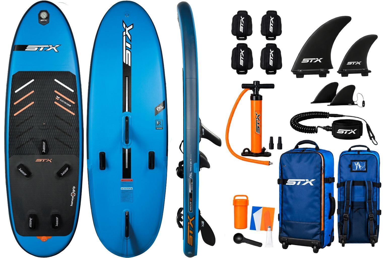 STX Windsurf RS 285 SUP Board aufblasbar | 285x95 cm | Drop-Stitch Windsurfboard FXL
