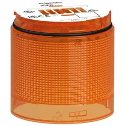 Schneider Electric XV6C55 Leuchtelement, Harmony XV6, modular, 60mm, orange, 24V ACDC, Blinklicht, energieeffiziente LED