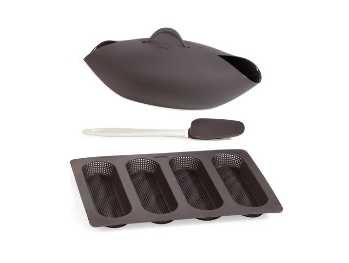 Lékué Kit de boulangerie Lékué lot de 3 Marron