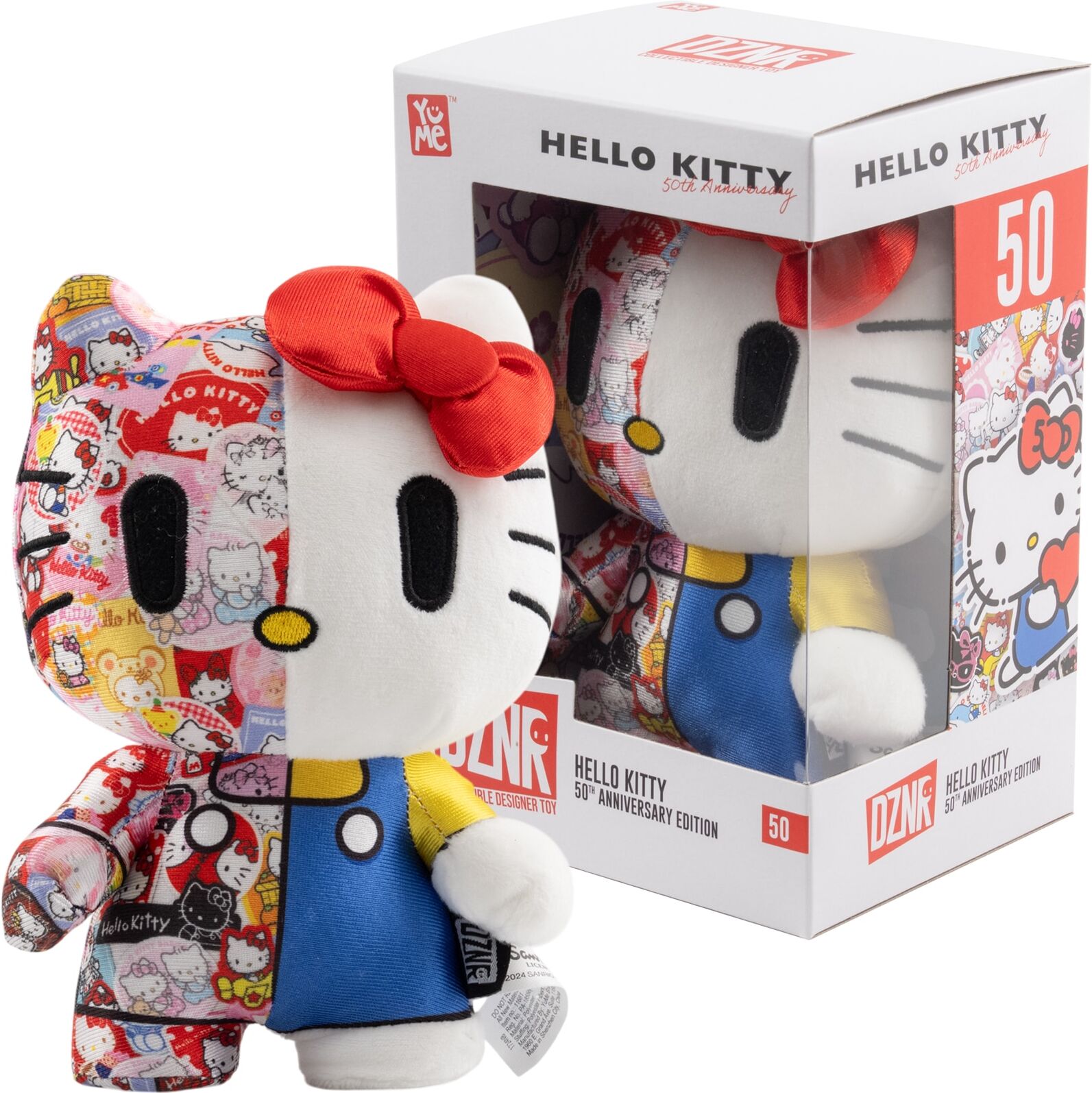 Yume Peluche DZNR Hello Kitty and Friends Edición 50 Anniversario Hello Kitty .