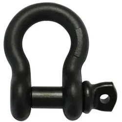 Riggatec Shackle 3/4" WLL 4,75t black - feuerverzinkt 6fach Sicherheit, Montage Lichttechnik, Schwarz