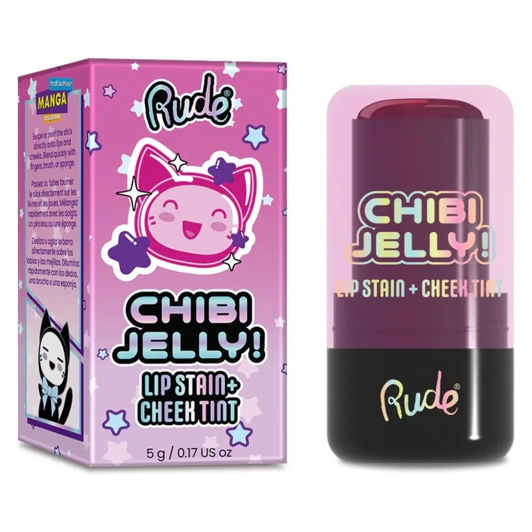 Rude Cosmetics Chibi Jelly, Lippen- und Wangenbalsam 2-in-1, Koneko, 5 g (Lippenbalsam) (74847647)