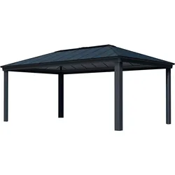 Palram - Canopia   Dallas 4.3 X 6.1 Gartenpavillon, anthrazit