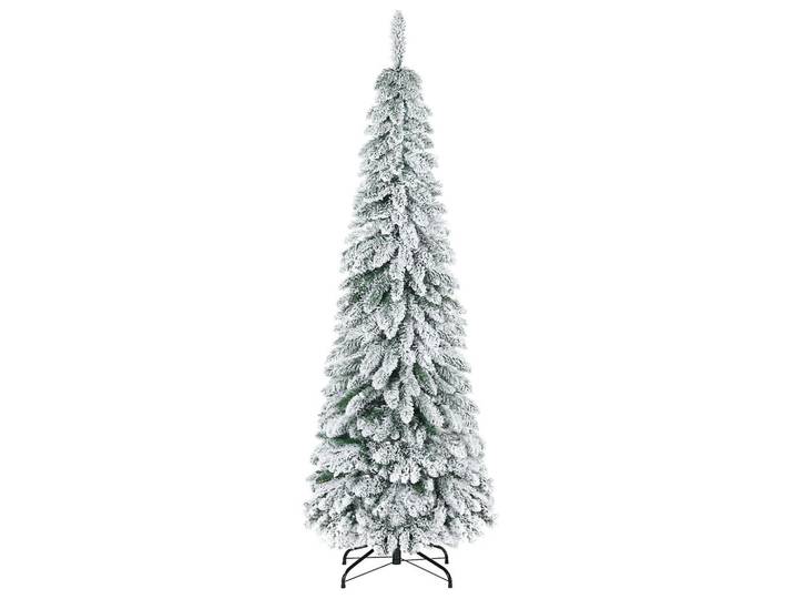 Homcom Künstlicher Weihnachtsbaum 180 cm Kunst Tannenbaum mit Kunstschnee, Indoor, Grün, Kunststoff, 180 cm, Dekoration, Weihnachtsdekoration, Christbäume & Zubehör