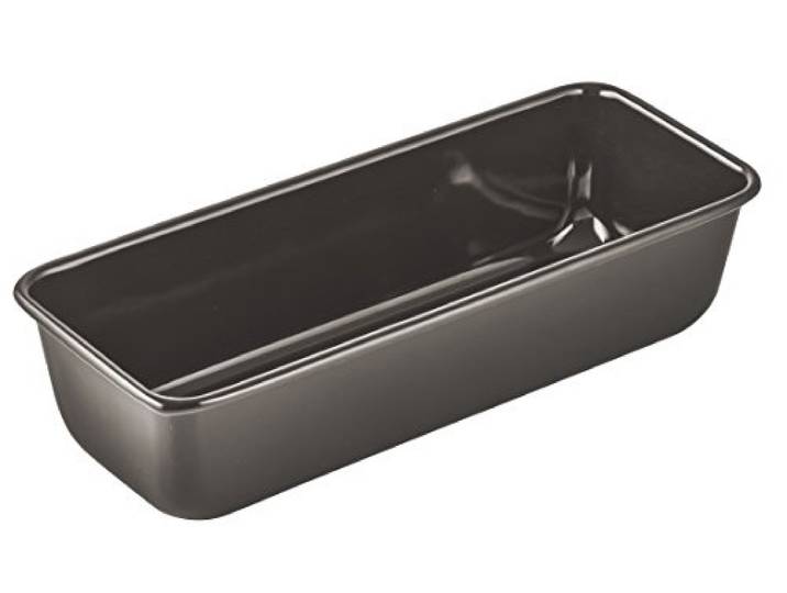 Dr. Oetker Kastenform 30 cm EXCLUSIVE, Kuchenform für saftige Kuchen und deftige Brote, Brotbackform mit Emaille-Versiegelung (Farbe: Grau-Braun/Crème), Menge: 1 Stück