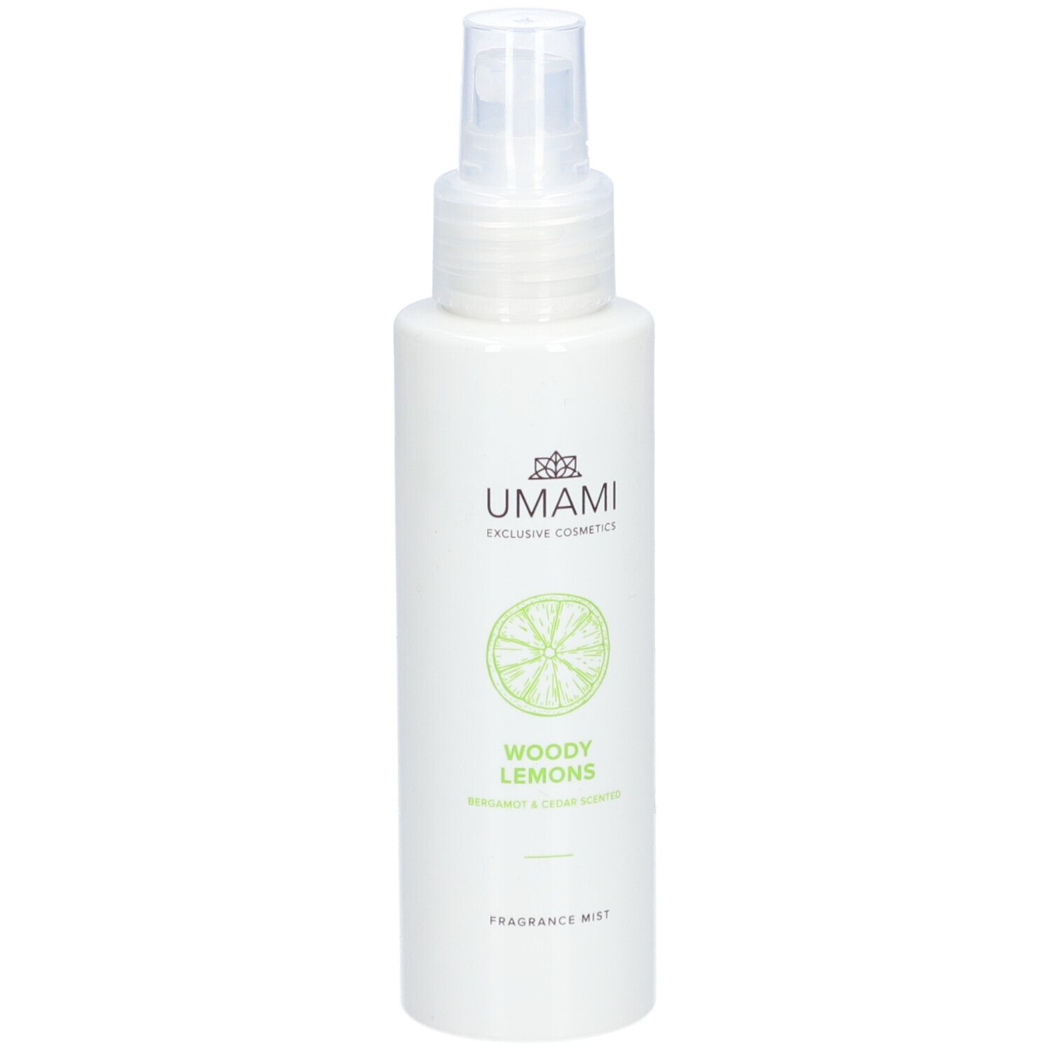 Umami Woody Lemons Fragrance Mist Bergamot & Ceder 100 ml Spray