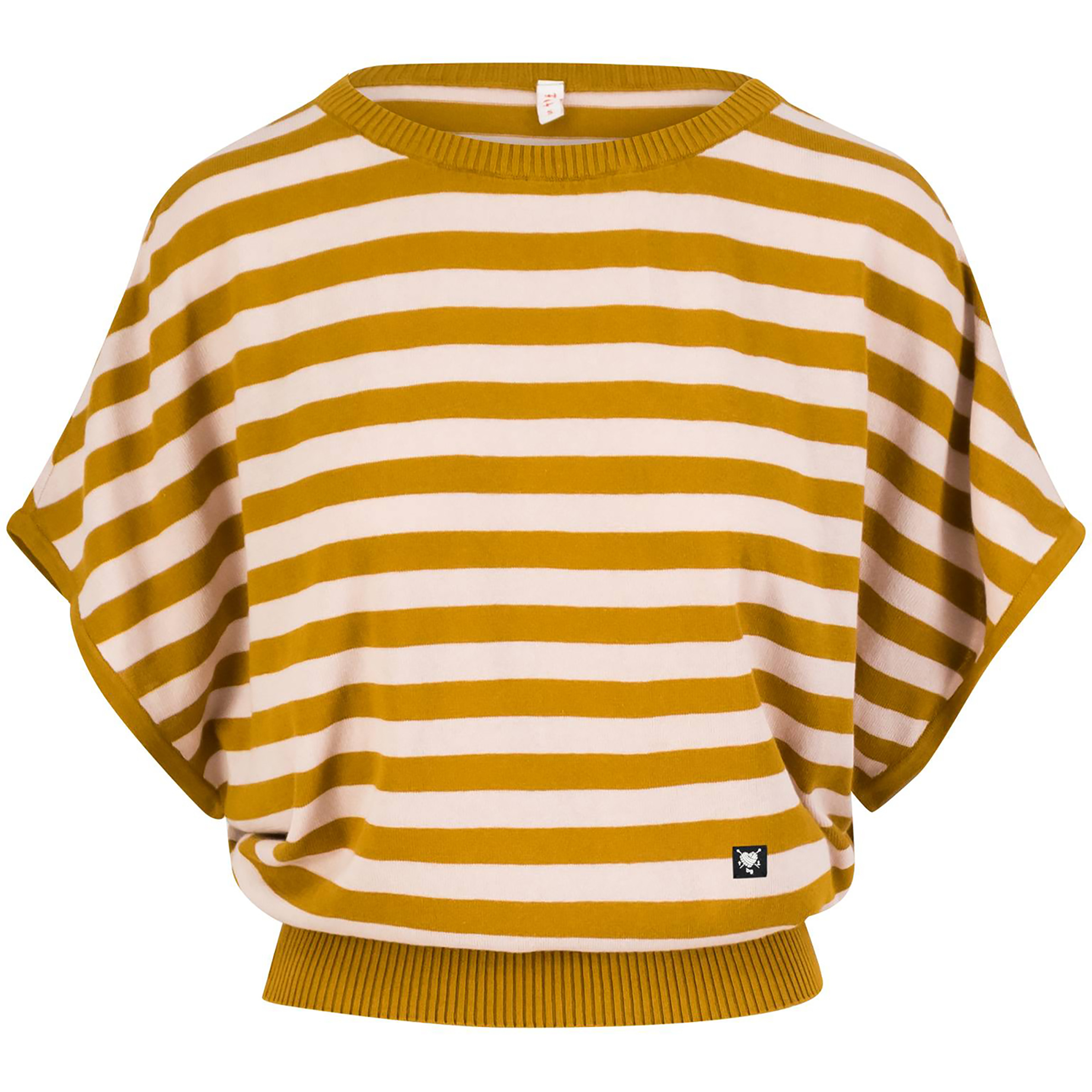 Blutsgeschwister Picnic Friend Damen T-Shirts gelb Größe M Lifestyle Hautfreundlich Lyocell (Tencel)