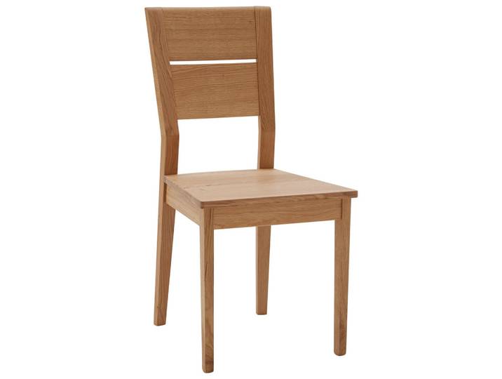 Valnatura Stuhl, Wildeiche, Holz, Wildeiche, massiv, eckig, 45x93x45 cm, Typenauswahl, Esszimmer, Stuhl, Esszimmerstühle
