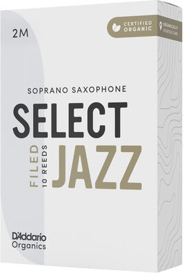 DAddario Woodwinds Organic Sel. Jazz Filed SOP 2M
