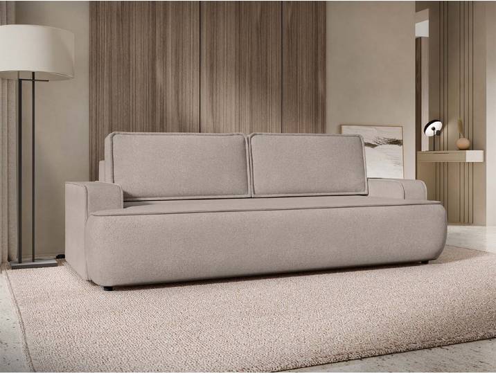 MIRJAN24 Schlafsofa Mono, mit Schlaffunktion und Bettkasten, 248x110x94 cm