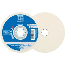 PFERD TOOLS COMBICLICK Filzronden CC-FR für Vor-und Hochglanzpolitur mit Winkelschleifer - 42003025