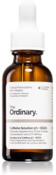 The Ordinary Caffeine Solution 5% + EGCG Eye Serum sérum de olhos contra olheiras e inchaços 30 ml. Caffeine Solution 5% + EGCG Eye Serum