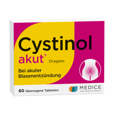 MEDICE Arzneimittel Pütter GmbH&Co.KG CYSTINOL akut Dragees 60 St 07114824