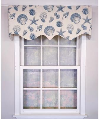 RLF Home Seashells Regal Valance