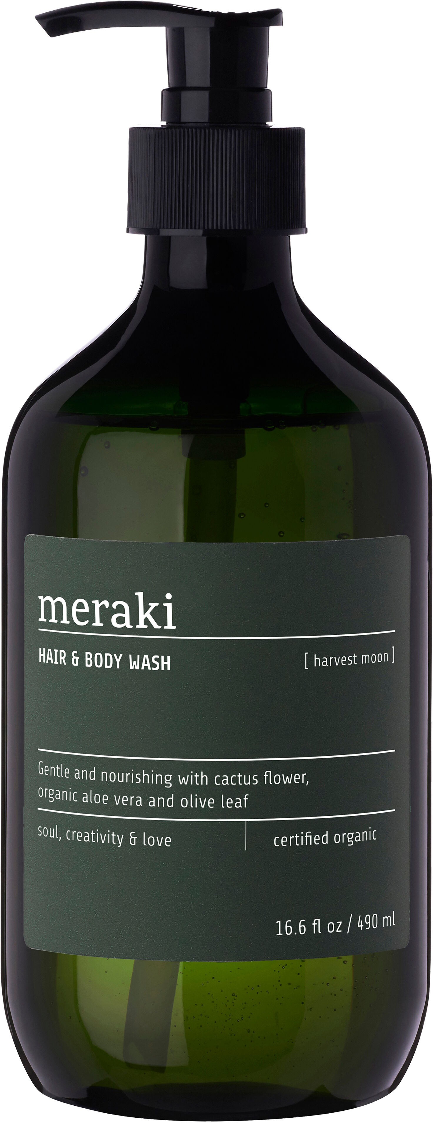 Meraki Hair & Body Wash, Harvest Moon 490 ml